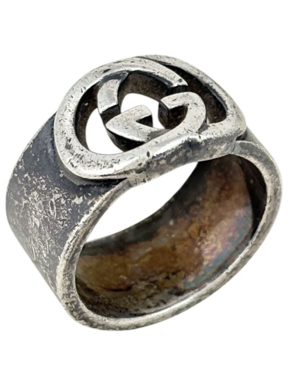 Gucci Ring Interlocking G 925 Sterling Silver